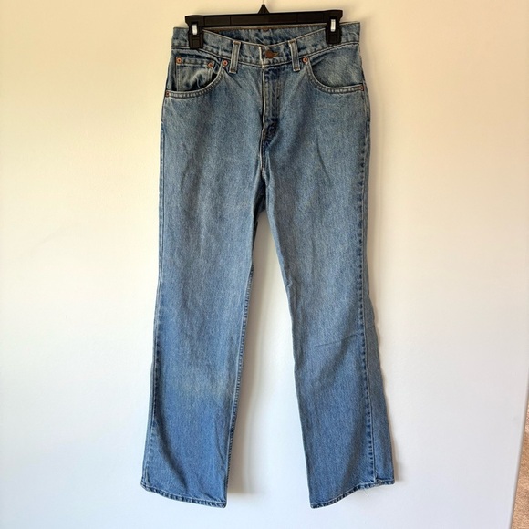 Levi’s Strauss 517 Jeans High Waist Straight Leg Medium Wash Denim - Picture 1 of 9